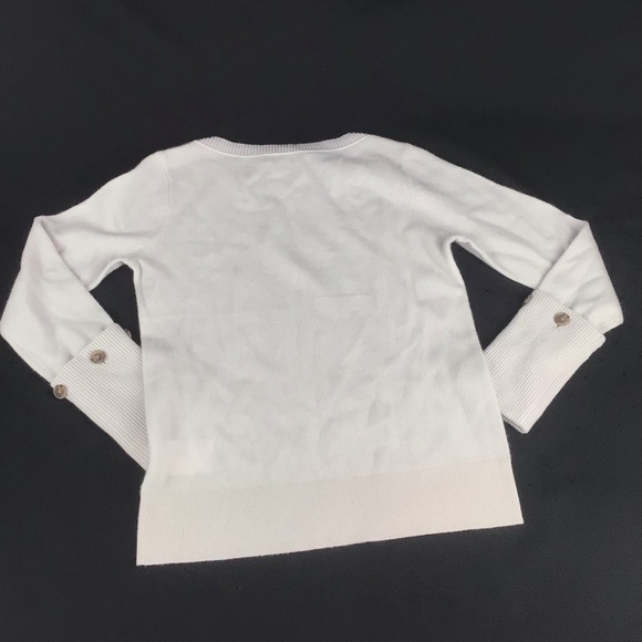 CLUB MONACO 100% CASHMERE Cream Sweater Size S - Picture 4 of 4